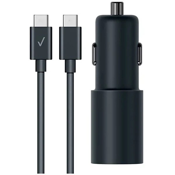 شارژر فندکی 45 وات به همراه کابل USB-C به USB-C شارژر فندکی 45 وات به همراه کابل USB-C به USB-C