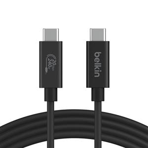 کابل یو اس بی سی 1.2 متری ۲۴۰ وات بلکین مدل Belkin Connect USB4 Cable 240W + 20Gbps