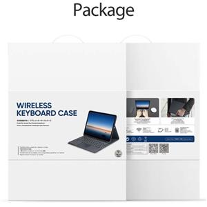 کیف کلاسوری کیبورد دار دوکس دوکیس مدل TK مناسب برای تبلت سامسونگ Galaxy Tab S11-11inch